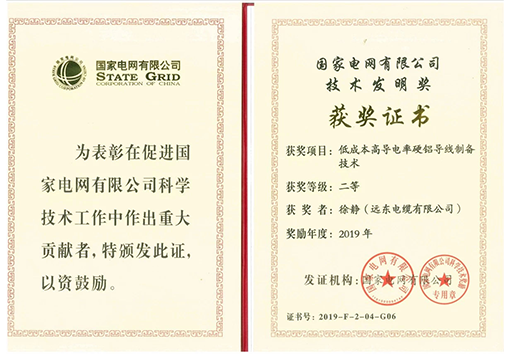 国家电网有限公司技术发明奖