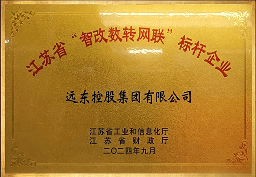 Jiangsu Province Benchmark Enterprise for Intelligent Transf...